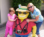 Zion and Grandma at Legoland